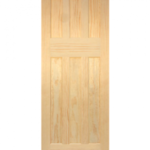 1930 S Pitch Pine 4 Panel Unfinished Internal Door Early Doors Ltd